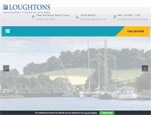 Tablet Screenshot of loughtons.co.uk